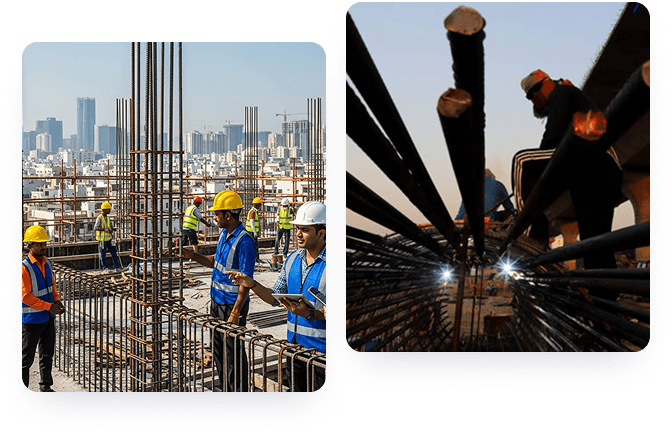 Buildkart steel construction sites