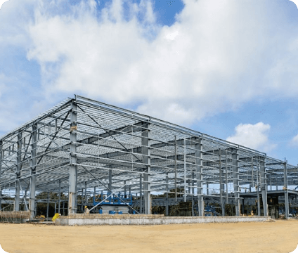Warehouse roof installation